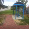 After - Completed bus stop path with pavers