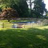 After - Custom pool fence with sod installation